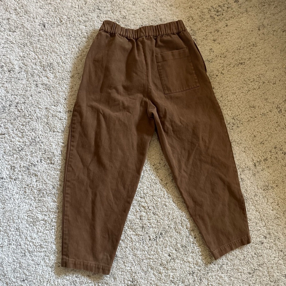 7115 by Szeki SIGNATURE ELASTIC PULL-UP‎ TROUSER Sz M CANVAS EDITION CARAMEL - Picture 8 of 9